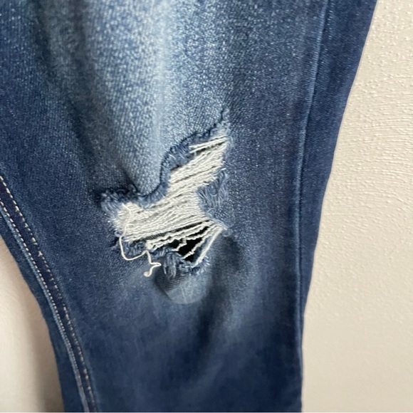 KanCan women’s High Rise Flared Jeans estilo distressed size 5/26 raw hem - Picture 5 of 12